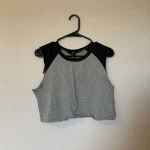 Raw Hem Crop Top
